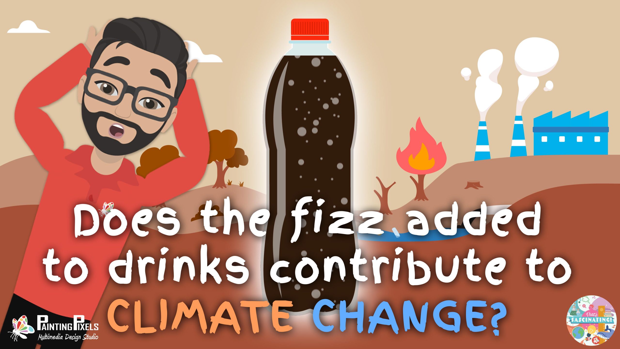 Does the Fizz Added to Fizzy Soda and other Drinks Contribute to Climate Change?