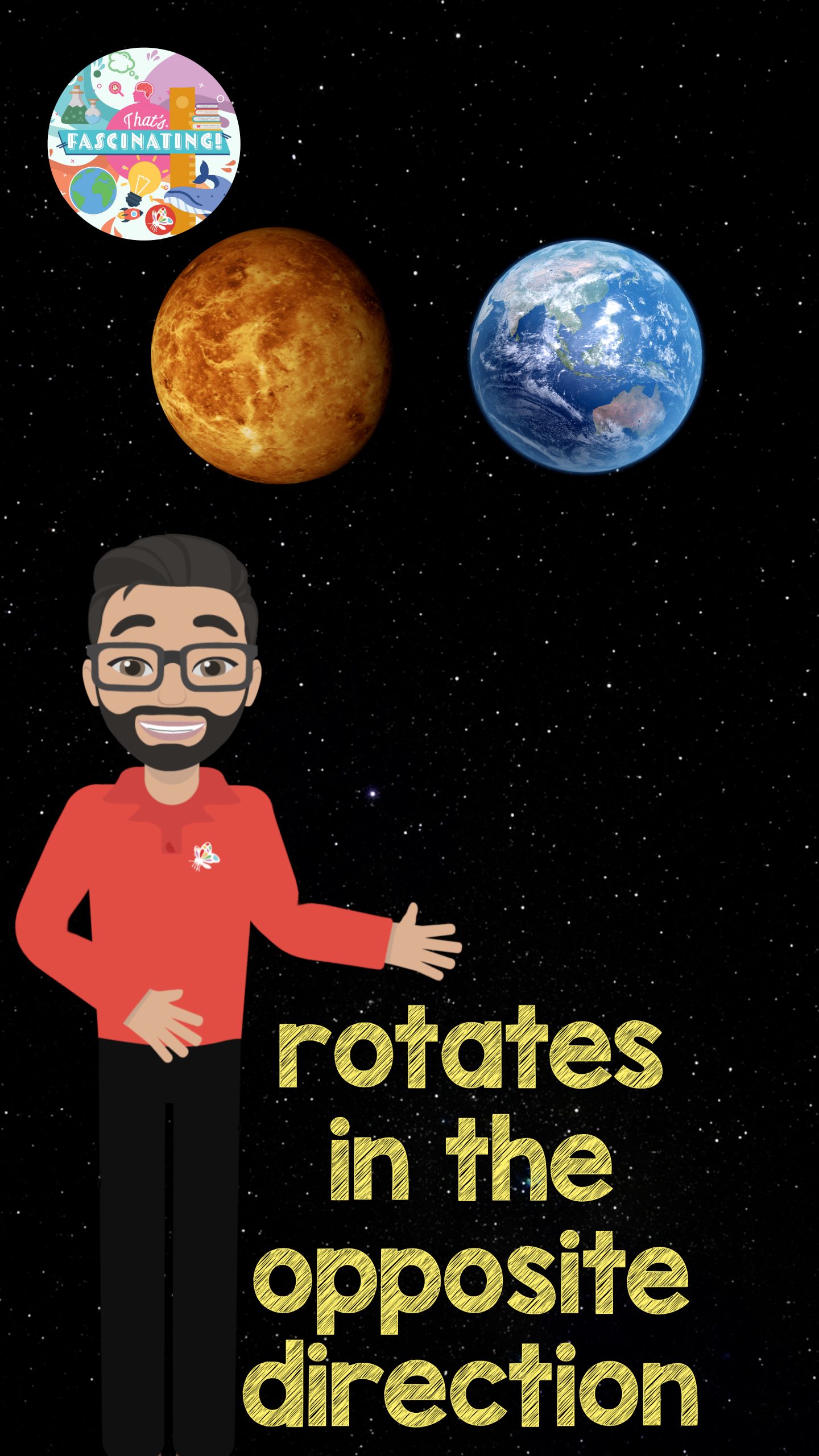 Venus Spins Backwards?!